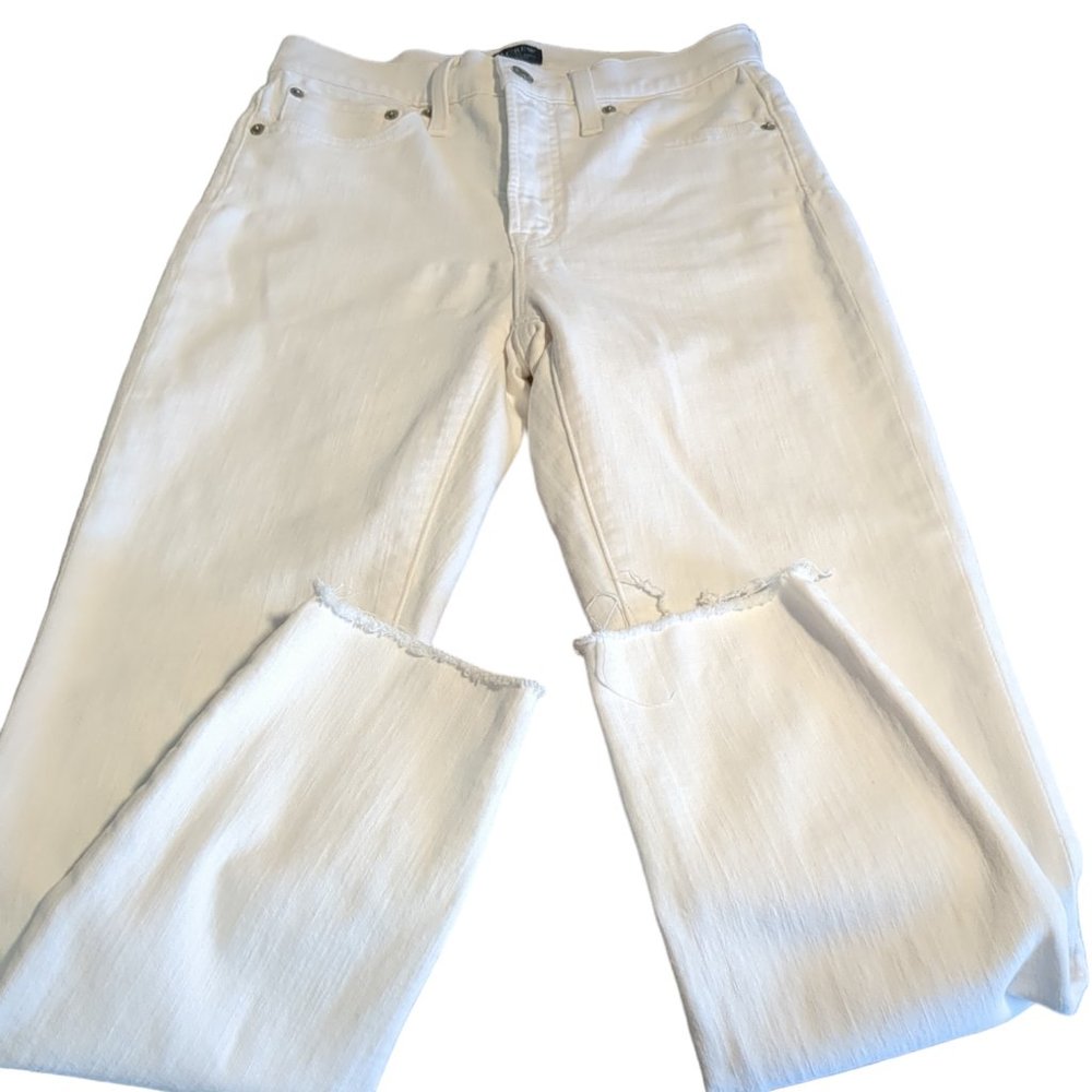 Woman's Size 26 NWOT's J.Crew White High Rise Skinny